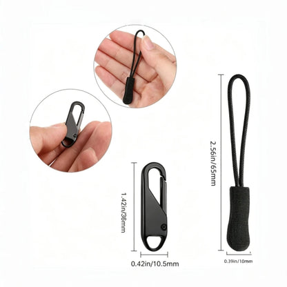 10/20Pcs Replacement Zipper Pulls Cord Extender for Backpacks Jackets Luggage Purses Handbags