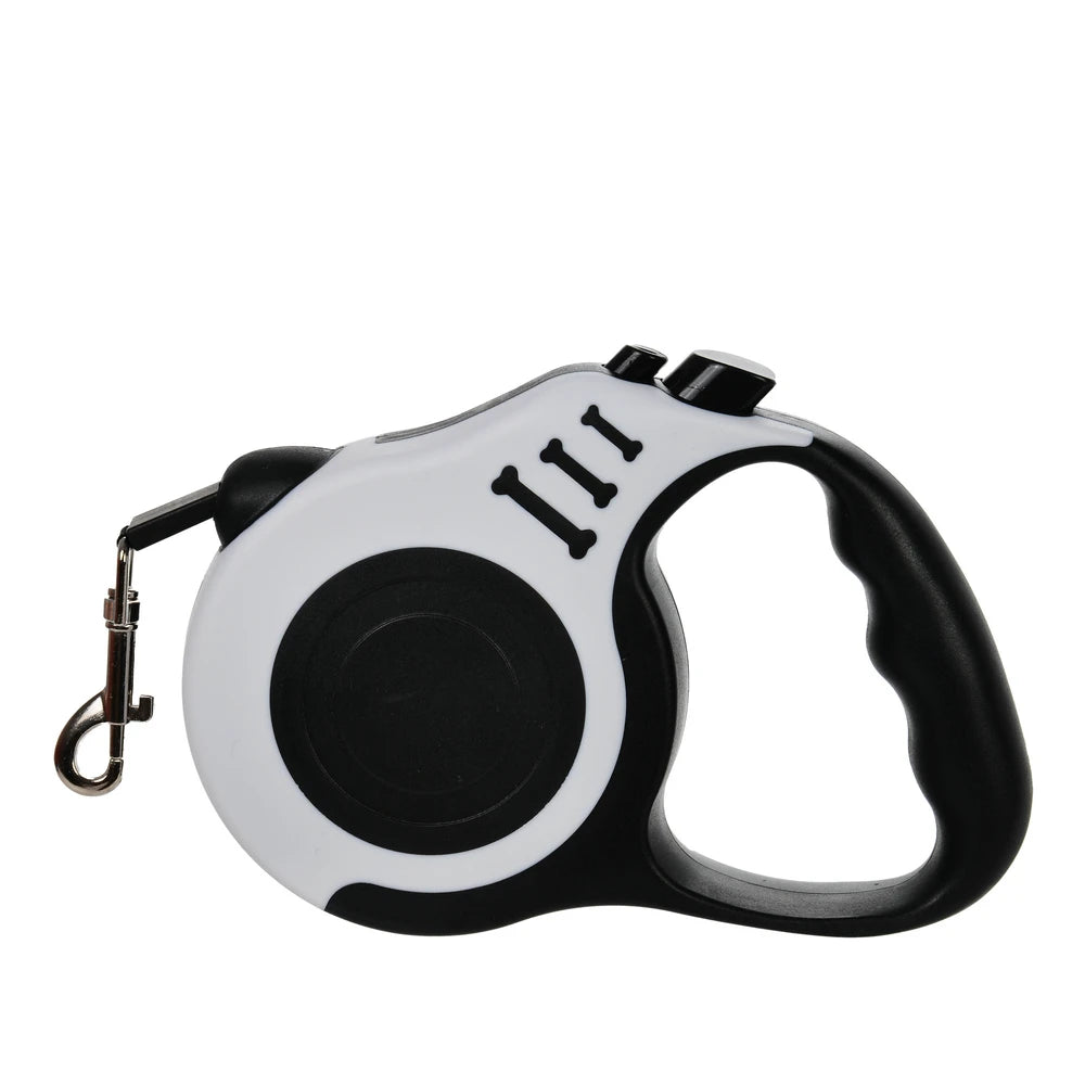 3M/5Metre Dog Leash Walking Automatic Pet Collar ABS Case Nylon Rope Dog Harness Dog footprint Puppy Dog Footprints Keychain