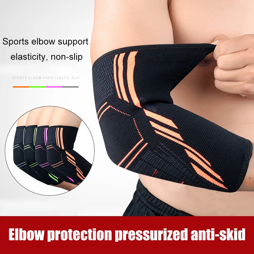 Elbow Support Elastic Gym Sport Elbow Protective Pad Absorb Sweat Sport Basketball Volleyball Tennis Arm Sleeve Elbow Brace