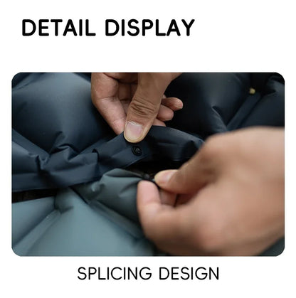 TARKA Inflatable Camping Mats Sleeping Pad Outdoor Tourist Air Cushion With Pillow Self-Inflating Mattress For Hiking Picnic