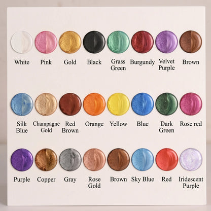 24Colors/Sets mica powder pigments, suitable for DIY resin, plaster, and candle molds; pearlescent resin pigments; jewelry-makin