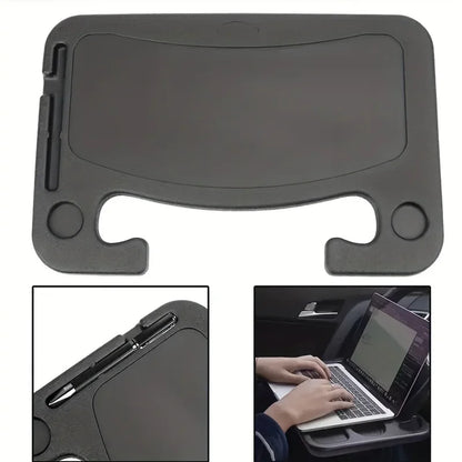 1pc Multifunctional Car Steering Wheel Tray Table Steering Wheel Storage Rack Storage Board Card Table Car mounted dining tray