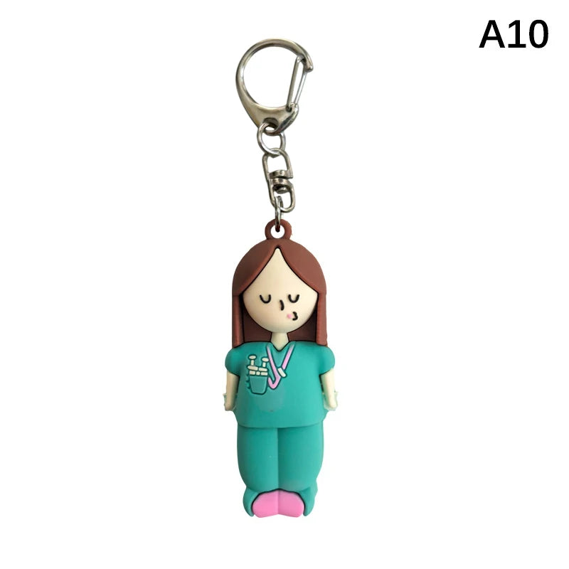 New Syringe-Shaped Ampoule Bottle Opener Keychain Rubber Cutter Aid Medication Vial Breaker Tool For Home Nurses And Doctors