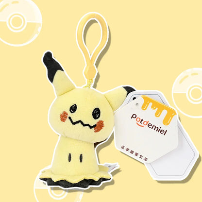 Pokemon Jigglypuff Charmander Gengar Squirtle Mimikyu Kawaii Plush Stuffed Toy Keychain Backpack Pendant Keyring Birthday Gifts