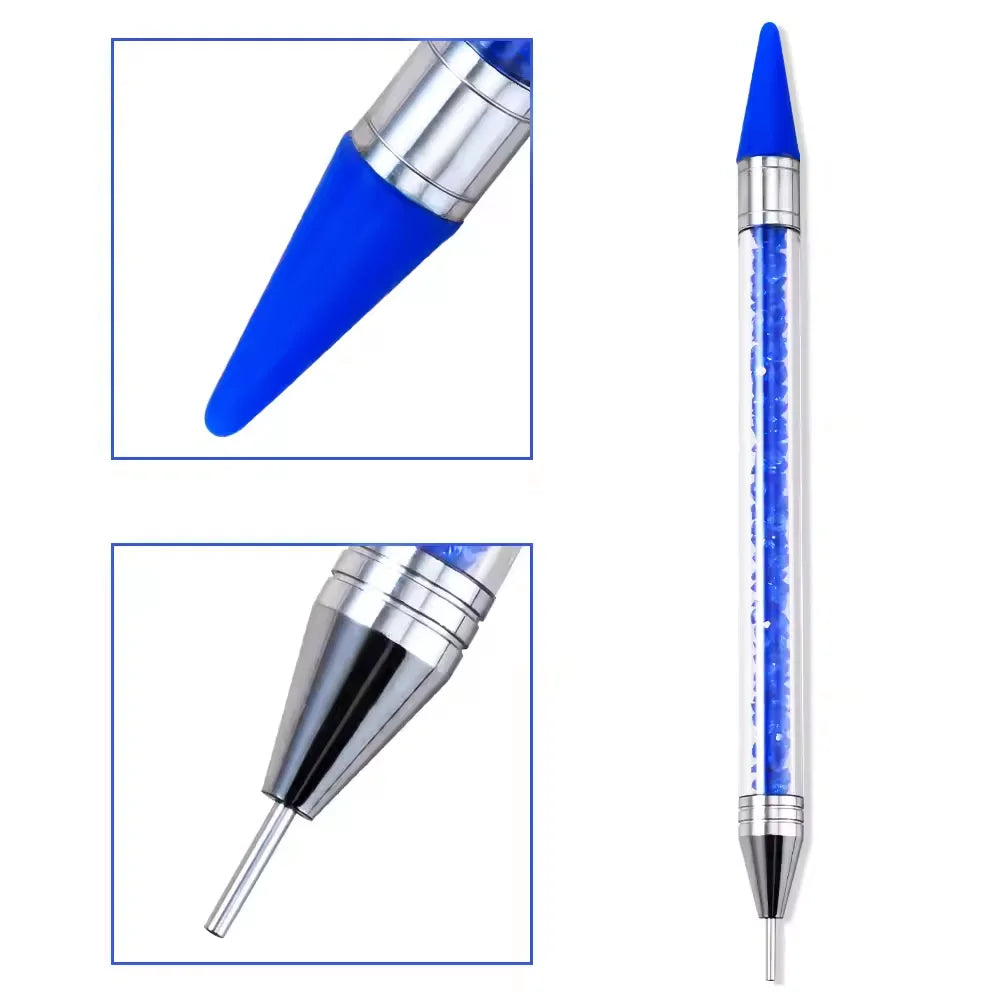 LINMANDA Rhinestone Dotting Tool Double Ended Rhinestone Dotting Crayon Rhinestone Application Tool Suitable for Home DIY