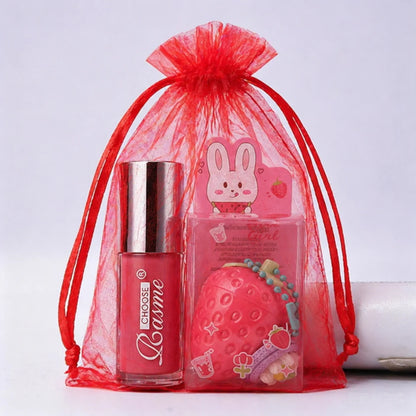 Random Shiping 1PC Strawberry Lip Gloss Lipstick Moisturizing Winter Antifreeze Anti Crack Moisturizing Lasting Lip Balm