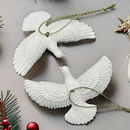New Year Festival Ornament Doves  Style Friendship Doves - Home Alone Home Ornaments- Best Gift for Someone Special