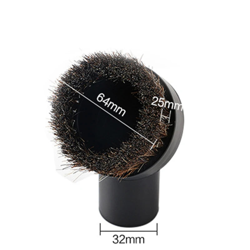 1PCS Brush Dusting 32mm Replacement Accessories For Vac Tool Attachment Vacuum Cleaner Hose Hair Dust Brush Home Tool Parts