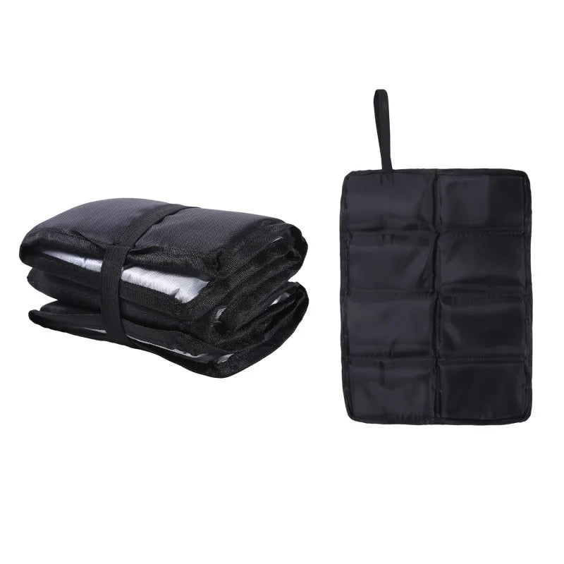1pc Folding Camping Mat Portable Outdoor Oxford Cloth Waterproof Foam Sitting Prevent Dirty Hiking Small Seat Pads