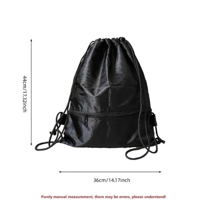 Foldable Drawstring Backpack, Lightweight, Simple and Fashionable Sports Backpack, Unisex