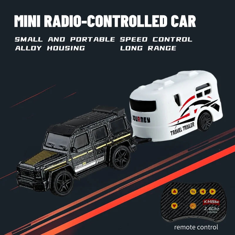 New RC Car MINI Alloy 1/64 Remote Control Car Convenient to Carry 60 Minutes of Work Time Children's Gifts Electronic Toys