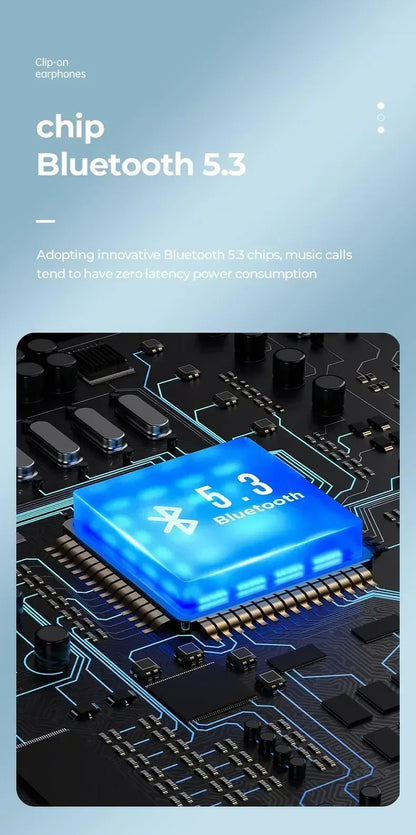 TWS X58 Wireless Bone Conduction Headphones Bluetooth Earphones Waterproof Sports Earbuds Earring Ear Hook With Mic Headset