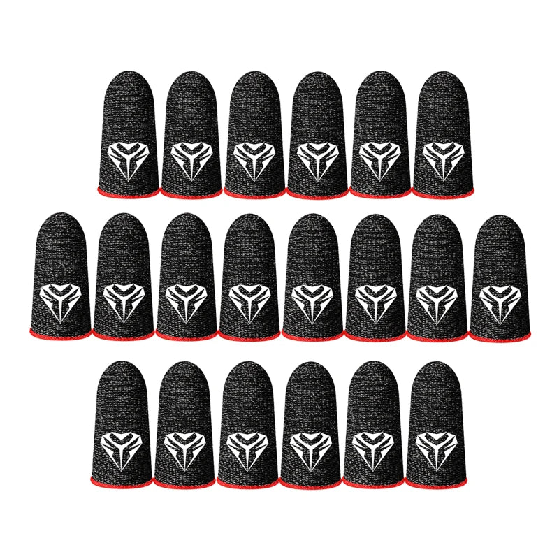 1-10 Pairs Thumb Gloves Touch Screen Finger Cots Sweatproof for PUBG Mobile Game Accessories
