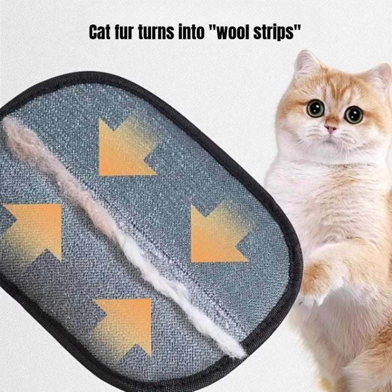 Pet Grooming Gloves Static Dedusting Brush Pet Hair Remover Brush Removing Dog Cat Hair From Sofa Carpet Clothes Tool Supplies