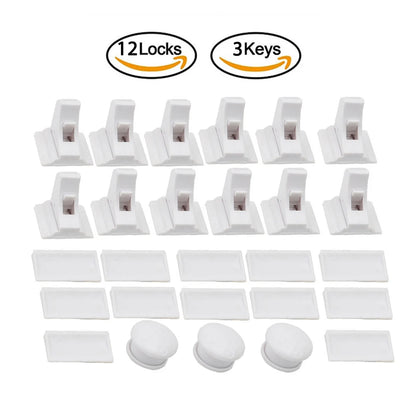 Magnetic Child Lock Children Protection Baby Safety Lock Drawer Latch Cabinet Door Lock Limiter Children Security Locks