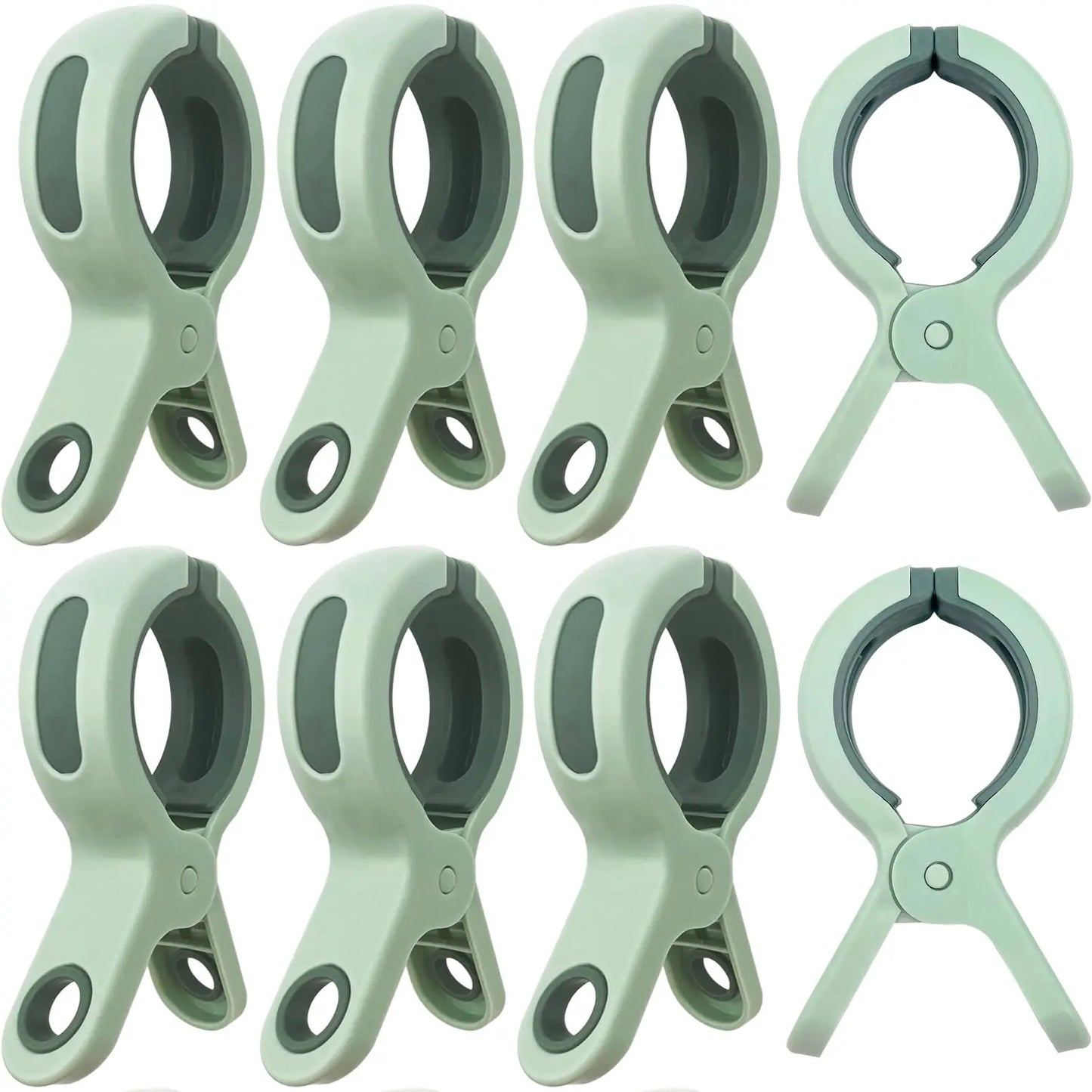 Beach Towel Clips for Beach Chairs & Cruise, Durable Plastic Clips for Lounging  Pool Use, Large Clothespins for Hanging Clothes