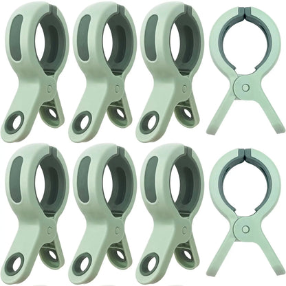 Beach Towel Clips for Beach Chairs & Cruise, Durable Plastic Clips for Lounging  Pool Use, Large Clothespins for Hanging Clothes