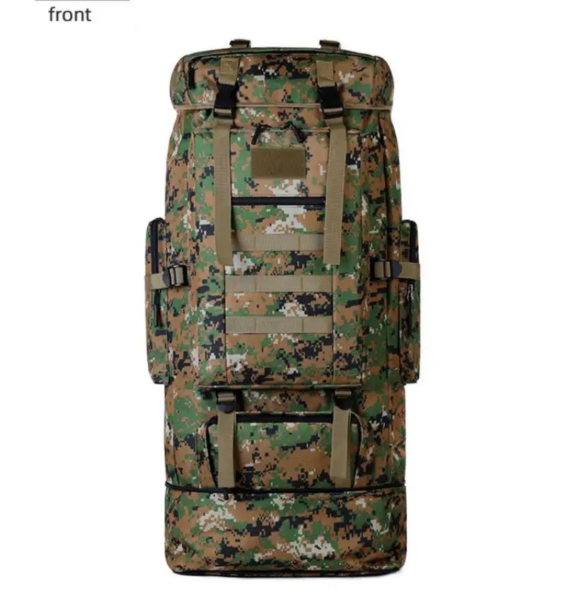 Homefish 80L/100L Large Mountaineering Backpack Outdoor Climbing Bag Tactical Rucksack Hiking Camping Travel Backpack