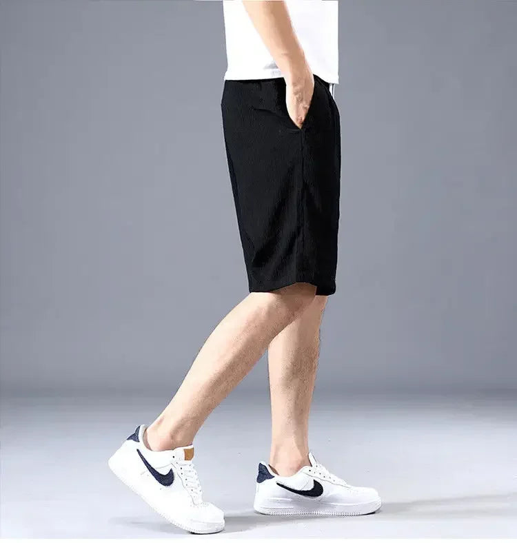 Men's Ice Silk Casual Shorts Loose Fit Summer Style Big Pants Versatile Outerwear For Men Comfortable Underwear