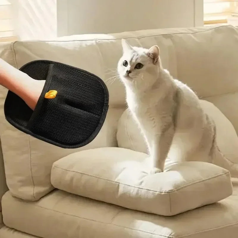 Efficient Pet Hair Cleaning Gloves Depilation Brushing Tools For Dog Cat Grooming Soft Brush Removes Hair From Sofa Carpet