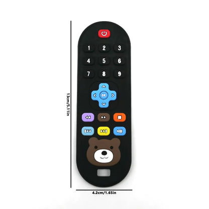 1/4pcs Children's teething remote control silicone material baby teething toys simulation remote control toys teething teether