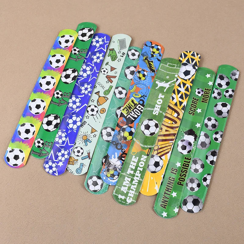 Soccer Party Favors Football Theme Bracelets Keychain Pin Ball Maze Game Toys Kids Birthday Party Pinata Fillers Christmas Gift