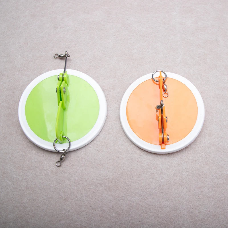FISHINGFANS 10.7CM 4.2inch Dipsy Diver Sea Directional Fishing Accessory Adjustable trolling disc Diver disc