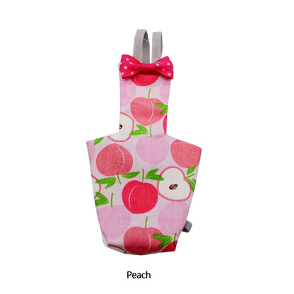 Parrot Diaper with Bowtie Cute Colorful Fruit Floral Cockatiel Pigeons Small Medium Large Pet Birds Flight Suit Clothes Washable
