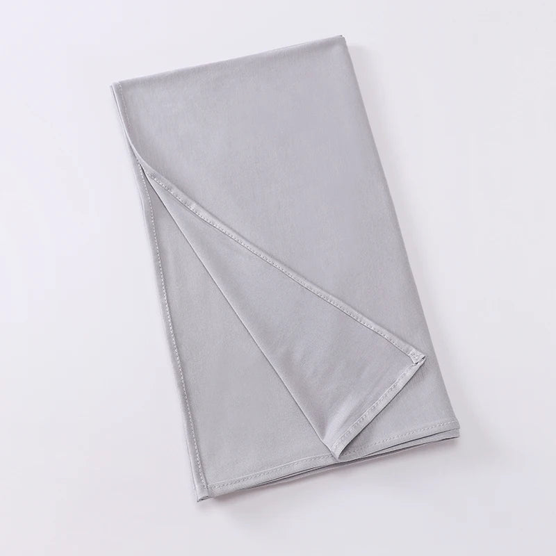 Premium Jersey Instant Hijab Good Stitch Stretchy Jersey Scarf Malaysia Wraps Plain Muslim Turban Headband Shawls Supplier