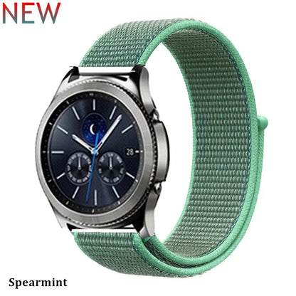 20mm 22mm Band For Samsung Galaxy Watch 6/5/4/5pro/4/6 Classic/active 2 Nylon loop sport bracelet huawei watch GT 4-2-2e-3 Strap