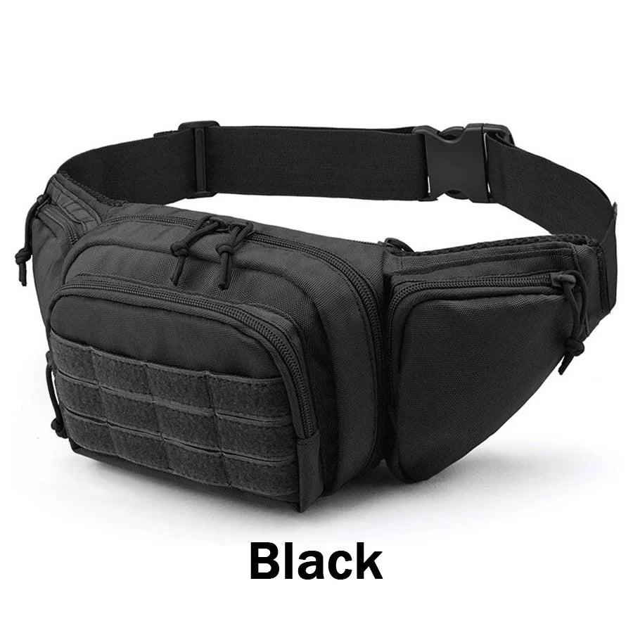 New Outdoor Multi functional Invisible Waist Attachment Bag for Men's Sports Storage Waist Bag Outdoor Tool Kit