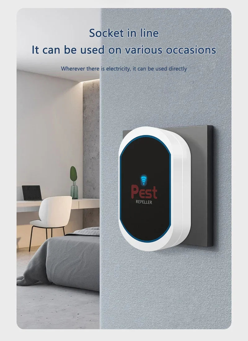Ultrasonic Electronic Insect Repellent And Mouse Repellent Household Insect Repellent Mini Silent Safe Plug Electric 2026 New