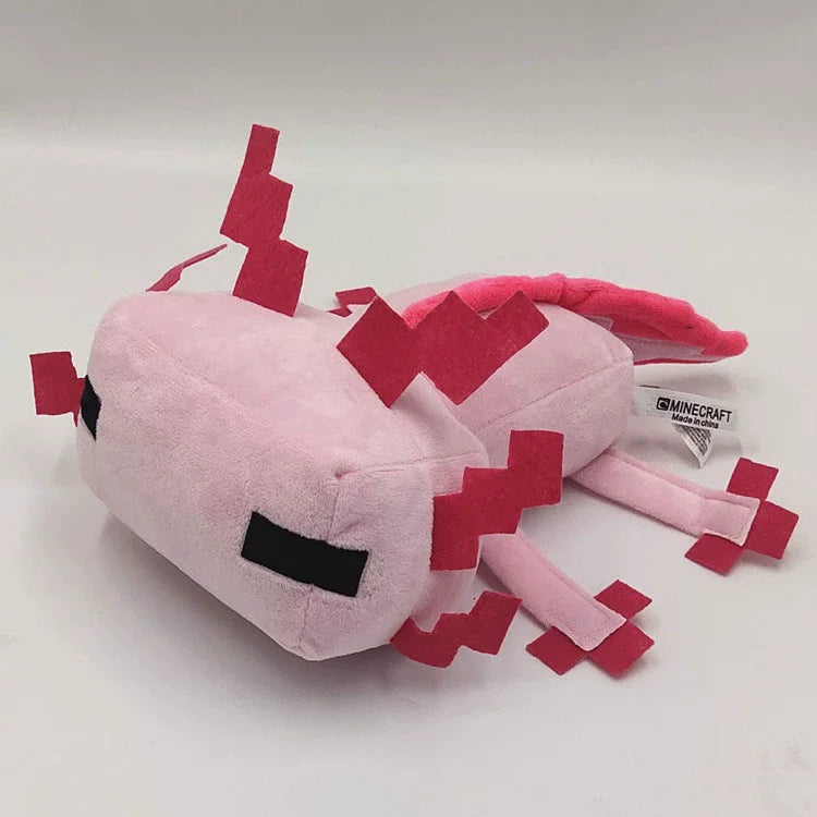 30cm Cute Stand Axolotl Stuffed Animal Plush Toy Pink Axolotl Plushie Pillow Doll Kids Birthday Gift Home Decoration