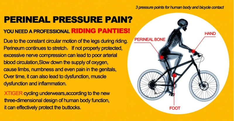 X-TIGER Cycling Shorts Breathable Mesh Cycling Underwear Gel Pad Shockproof MTB Bike Shorts Bicycle Underwear