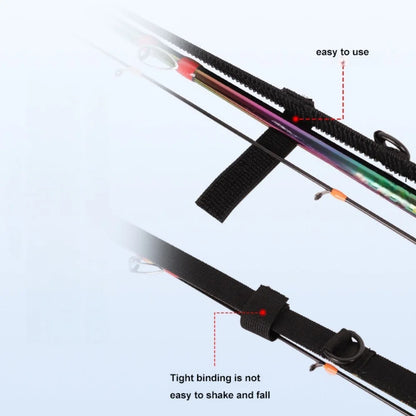 Adjustable Fishing Rod Storage Bag Black Portable Fishing Rod Shoulder Belt Fishing Rod Belt Protector Reel Fishing Accessories