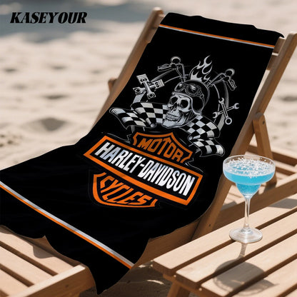 Luxury Redefined Harleys D-Davidson Quick Drying Bath Towel Microfiber beach towel light weight swimming camping yoga beach out