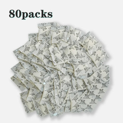 80-Pack Portable Toilet Absorbent Gel Pouches – Fast Solidifying, Odor Neutralizing, Leak-Proof. Ideal for Camping, RV, Outdoor