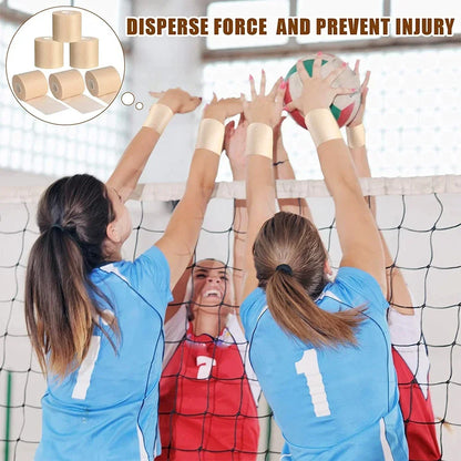 4 Rolls OK TAPE Pre Wrap Athletic Tape Foam, Underwrap Tape Sports Foam, Underwrap Bandage Athletic for Ankle Wrists Knees Sport