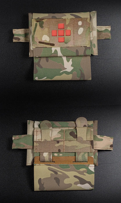 Micro trauma first aid kit, storage bag, trauma survival kit accessories