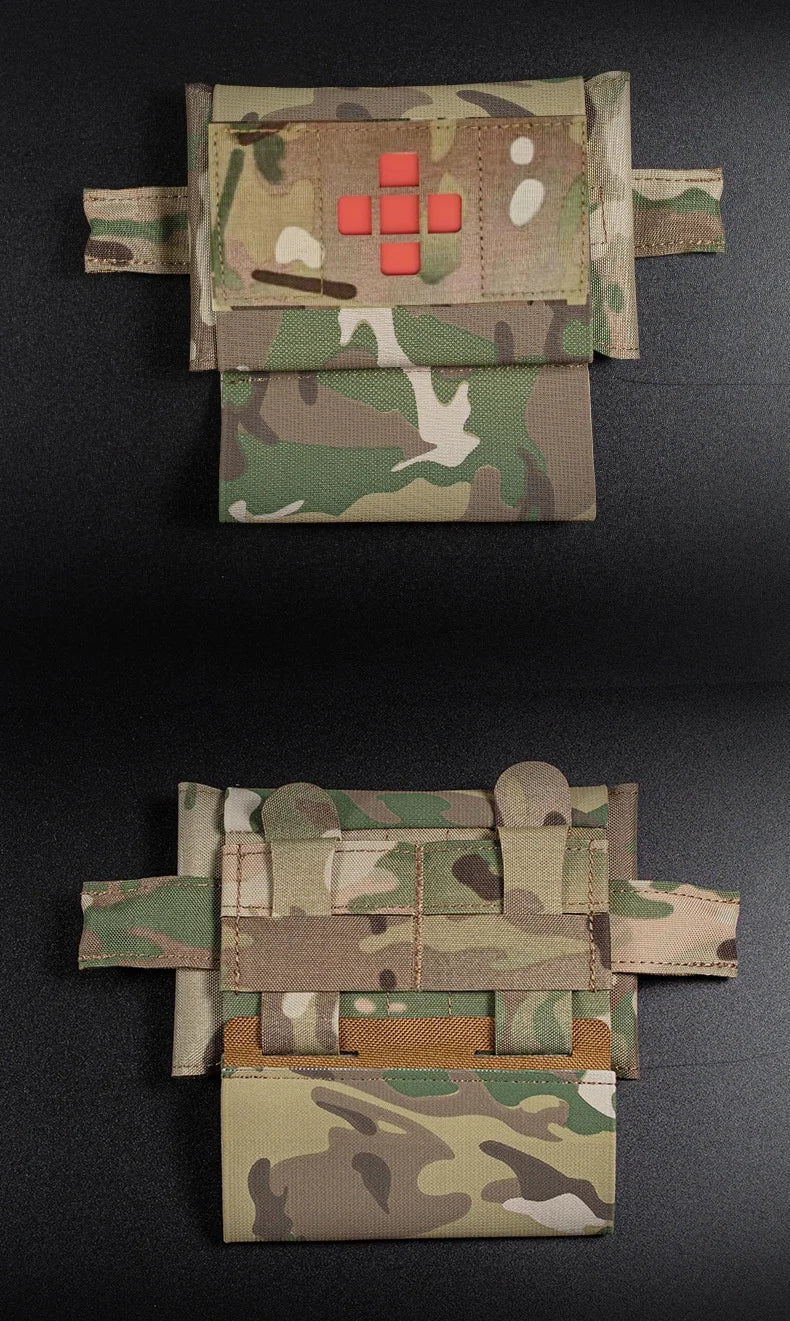 Micro trauma first aid kit, storage bag, trauma survival kit accessories