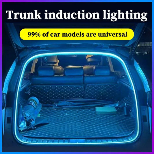 Car Trunk Light Ambient Decorative Atmosphere Lamp Led Flexible Strip Universal Ultra-bright Interior 12V