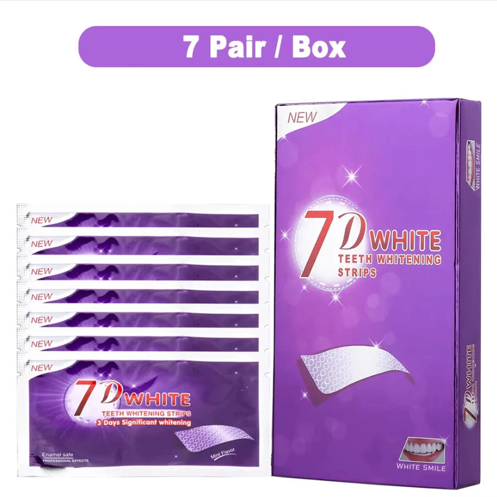 Purple Teeth Whitening Strip No Sensitive Teeth Bleaching Strip Colour Corrector Instant Teeth Clean Strip,At-Home Teeth Whiter