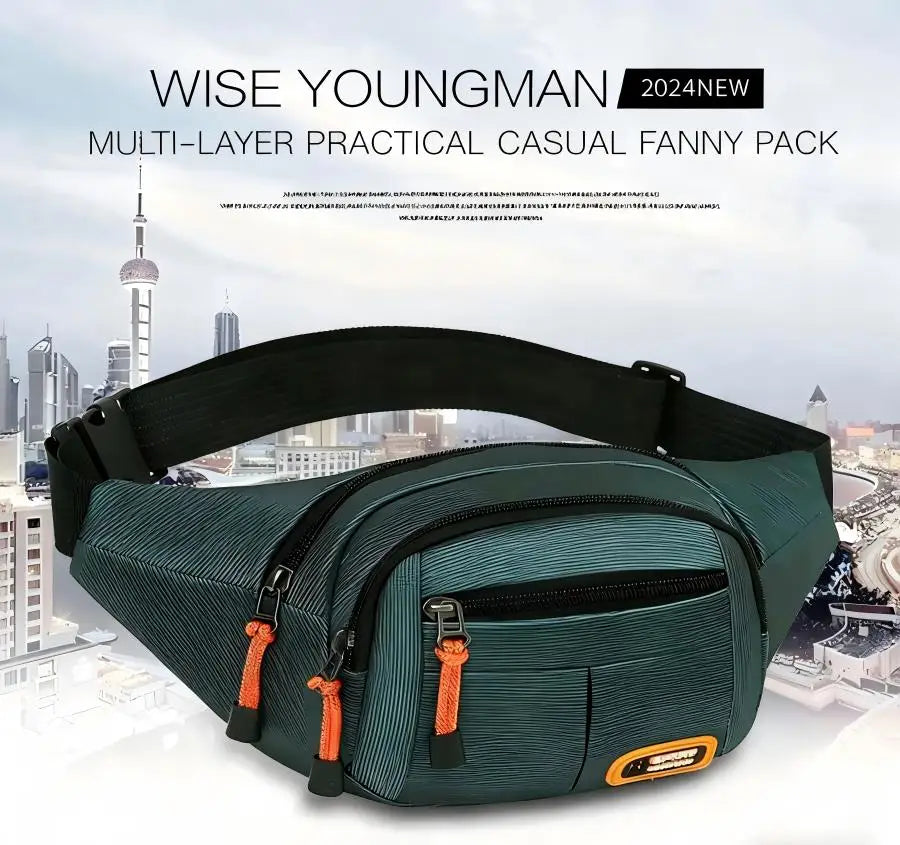 HOMEFISH Mobile Waist Bag For Men And Women Multifunctional Large Capacity Anti Splash Business Wear-resistant Construction Site