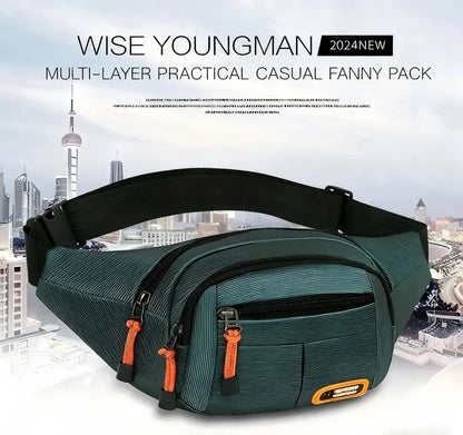 HOMEFISH Mobile Waist Bag For Men And Women Multifunctional Large Capacity Anti Splash Business Wear-resistant Construction Site