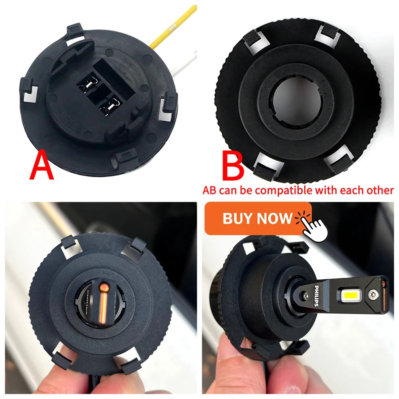 Philips Ultinon Rally 3551 LED H4 H7 H11 HB3/4 9006 9005 HIR2 Car Headlight 6500K White Max Power 50W Max Lumen 4500lm LED Bulb