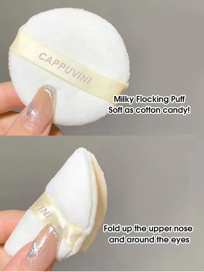 Cappuvini Velvet Mist Set Makeup Powder Fine and Non sticking Powder Mist Face Matte Holding Makeup Clear Honey Powder