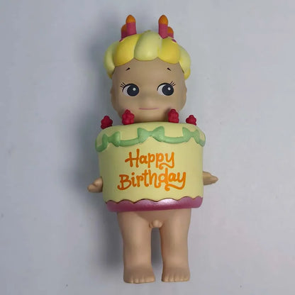 Sonny Angel Birthday Cake Series Mysterious Box Kawaii Surprise Box Anime Figures Ornaments Cartoon Model Doll Toy Gifts