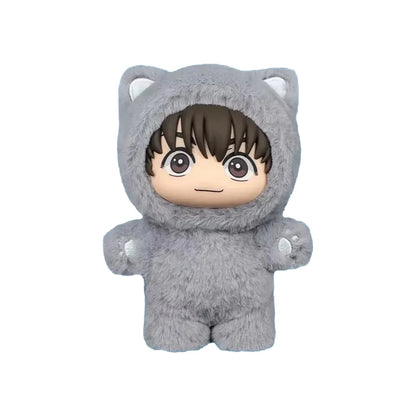 HOT Jujutsu Kaisen S2 Cat Park Party Gojo Toji Fushiguro Geto Suguru Blind Box Plush Bag Charm Collectible Model  Christmas Gift