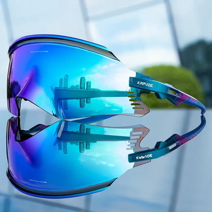 2025 Kapvoe Sport Sunglasses Road Bike Mountain Bicycle Cycl Glasses Riding Goggle Sports Eyewear for Man Women Cycling Glasses
