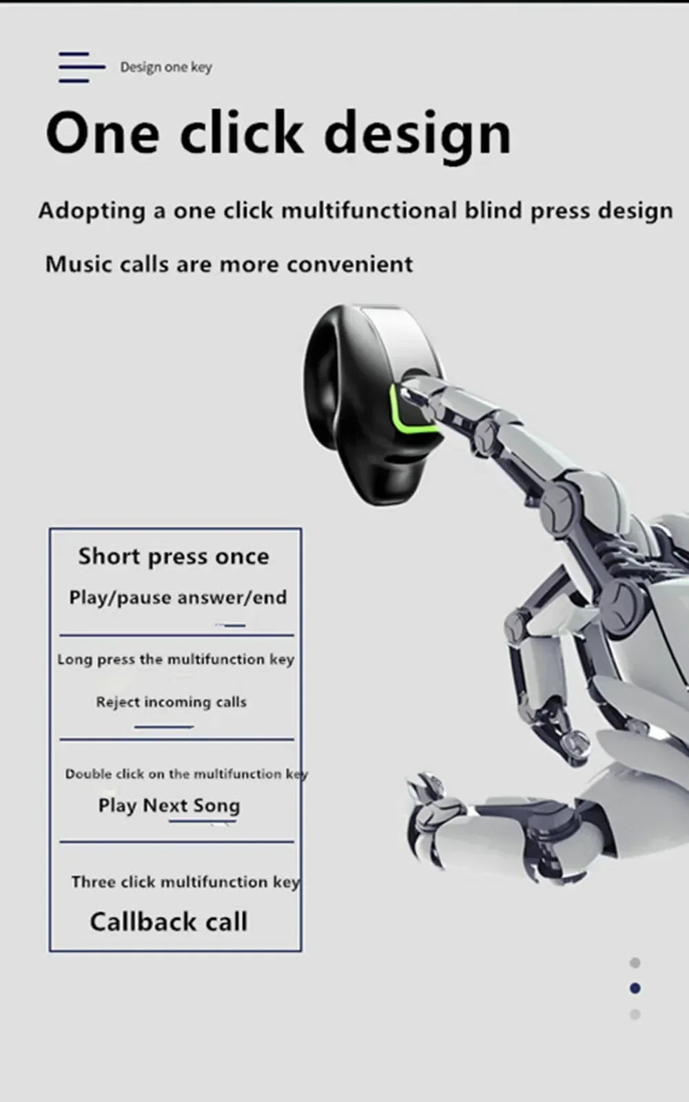 GD28 Bone Conduction TWS Headphones Bluetooth V5.3 Ear Clip Lightweight Business Sports Game Headset with Mic Noise Reduction